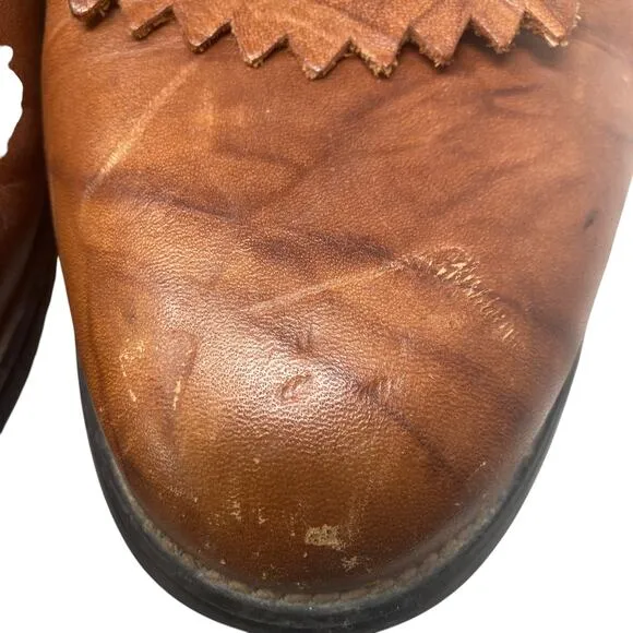Ariat Heritage Lacer Lace Up Cowboy Boot Mens 13D Light Brown Tan Lace Up