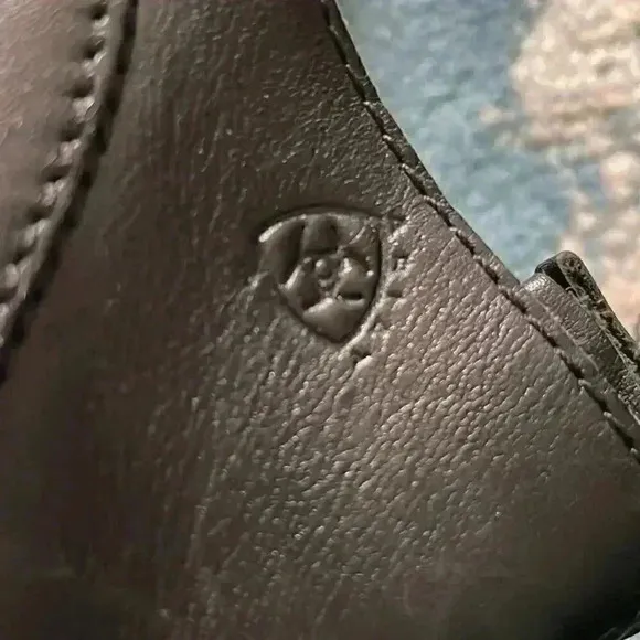Ariat leather tassel wedge mules 8.5