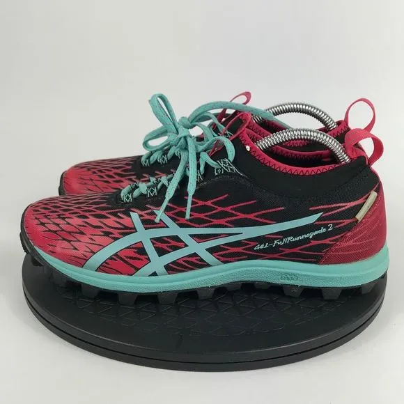 Asics Gel-Fuji Rennegade 2 Red Trail Running Hiking Shoes Women’s Size 10.5