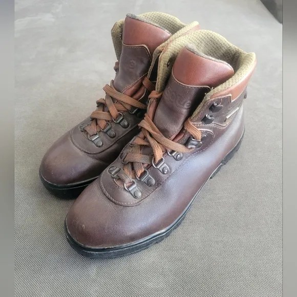 Asolo AFX 520 Hiking Mountaineering Boots Women's Size 6.5 Brown