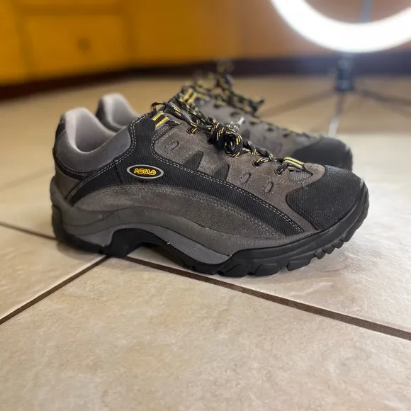 Asolo low top hiking boots black gray