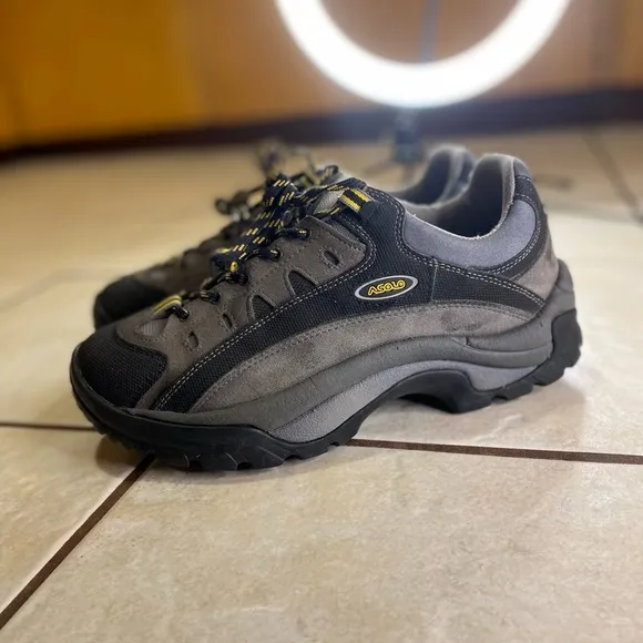 Asolo low top hiking boots black gray