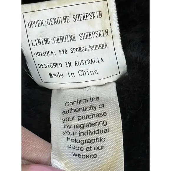 Australia Luxe Collective Cosy Tall Boots Genuine Sheepskin Suede Womens Black 6