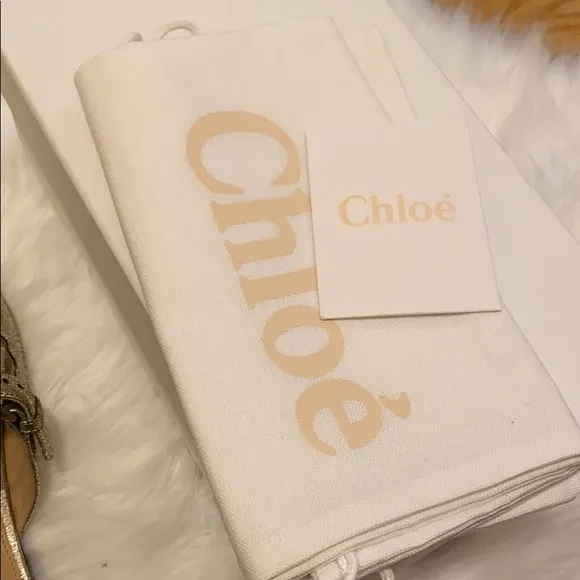 Authentic Chloe Ballerines - grey Glitter