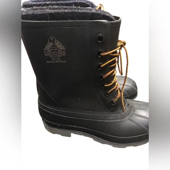 Bata Boots Mens 7 Cold‎ Weather Steel Toe Ansi Z 41 PT 91 CSA Z195