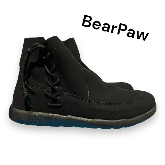 BearPaw Black Ankle Boots - In Box