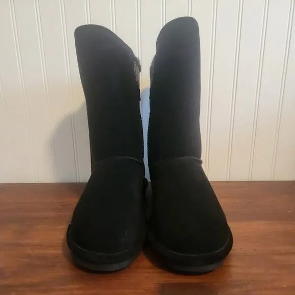 Bearpaw Boshie Womens Size 10 Black Winter Boots New‎
