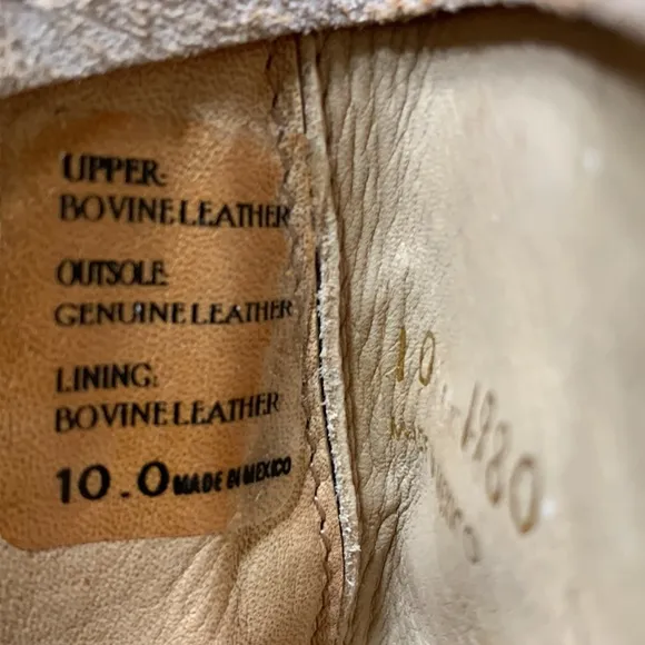 Bed Stu boot golden tan distressed wrapped