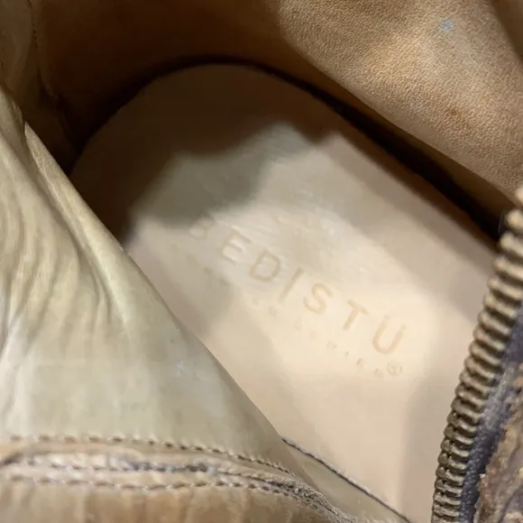 Bed Stu boot golden tan distressed wrapped