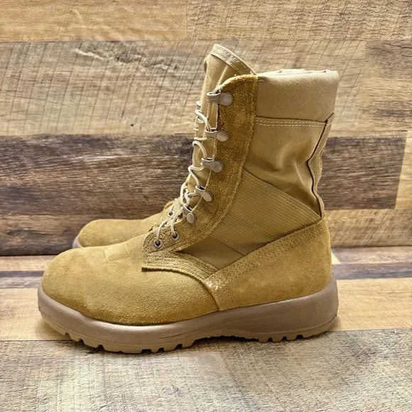 Belleville AHWC Hot Weather Military Combat Boots Coyote 18-D-1001 Men Size 10W