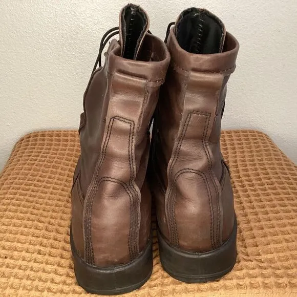 Belleville Men's 330 ST Men's Sz 13.5 R Wet Weather Steel Toe Flight Boots Brown