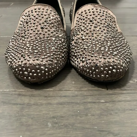 Beverly Feldman Rhinestone Covered Shoes Size 6