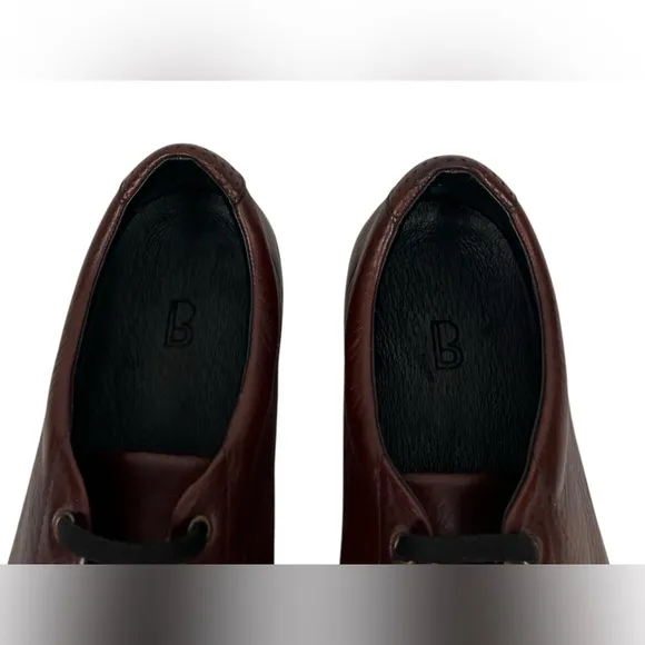 Birchbury Bramfords Mens Size US 11.5 Brown Leather Shoes Sneakers EU 44 Casual