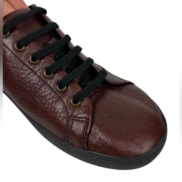 Birchbury Bramfords Mens Size US 11.5 Brown Leather Shoes Sneakers EU 44 Casual