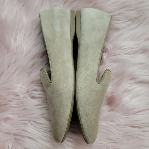 Birdies suede leather starling tan latte loafer shoes