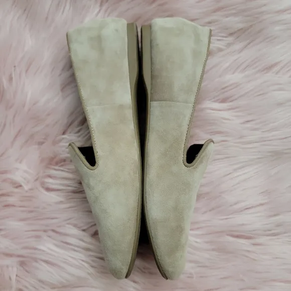 Birdies suede leather starling tan latte loafer shoes