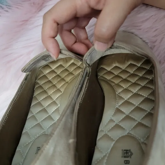Birdies suede leather starling tan latte loafer shoes