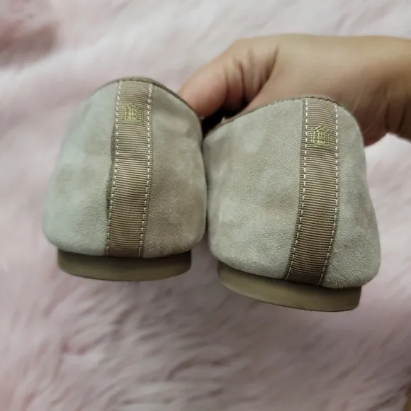 Birdies suede leather starling tan latte loafer shoes