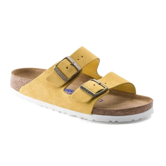 Birkenstock Arizona in Mustard - Size 38
