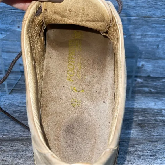 Birkenstock FOOTPRINTS Leather Oxfords Shoes Men’s size 10