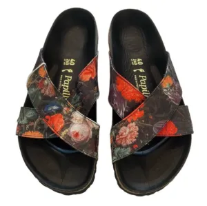 Birkenstock Papillio Daytona Floral Bouquet Slide Sandals Size 40 US 9-95