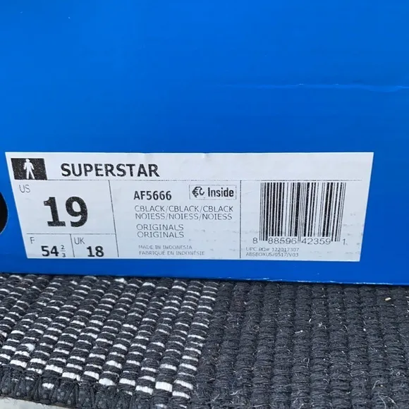 Black adidas Originals Men's Superstar Shoes‎ Sneaker