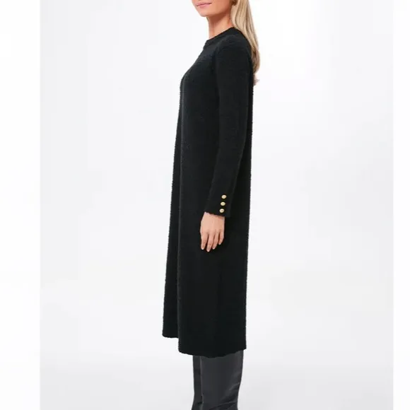 Black Boucle Knit Nelle DressTUCKERNUCK