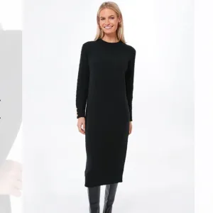 Black Boucle Knit Nelle DressTUCKERNUCK