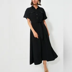 Black Lucienne Maxi Dress
