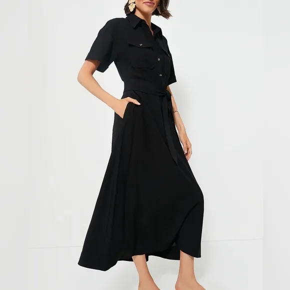 Black Lucienne Maxi Dress