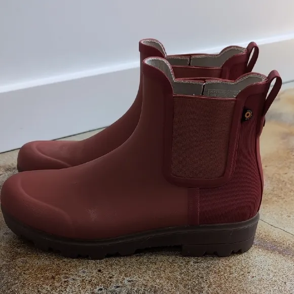 Bogs | Holly Chelsea Coral Rain Garden Boots