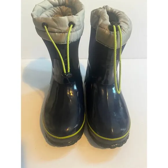 Bogs mckinnley drawstring boots blue size 2