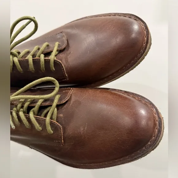 Born men's brown leather dress shoes, size 9