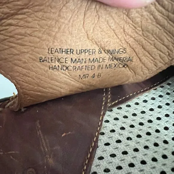 Born Men’s Fisherman Brown Leather Sandals Size 11