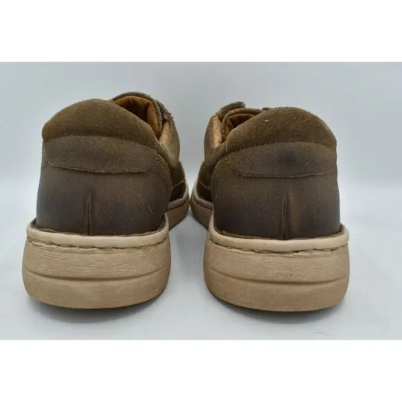 Born Mens Size 9 Dustin Taupe Distressed Leather Casual Shoes