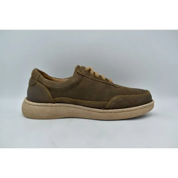 Born Mens Size 9 Dustin Taupe Distressed Leather Casual Shoes