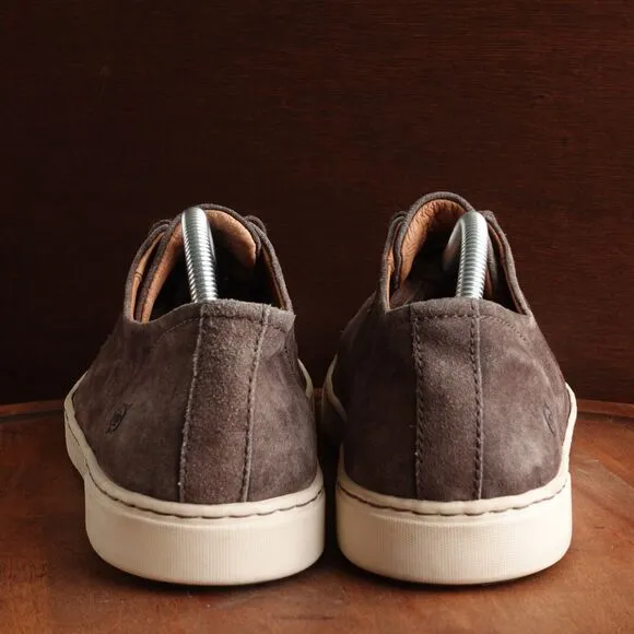 Born Sneakers Mens SZ 10.5M Brown Suede Leather Lace Up Comfort Low Top Shoes