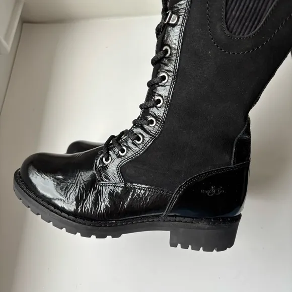 Bos. &amp; Co.HARRISON BLACK ZIP UP BOOTS Sz 39/US9