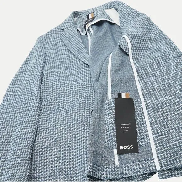 BOSS Black Jacket Slim fit C-Hanry-233 Unconstructed Blazer Sz 38R MSRP $645