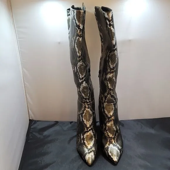 BRAND NEW ALDO SOPHIALAAN KNEE-HIGH STILETTO HEEL BOOT