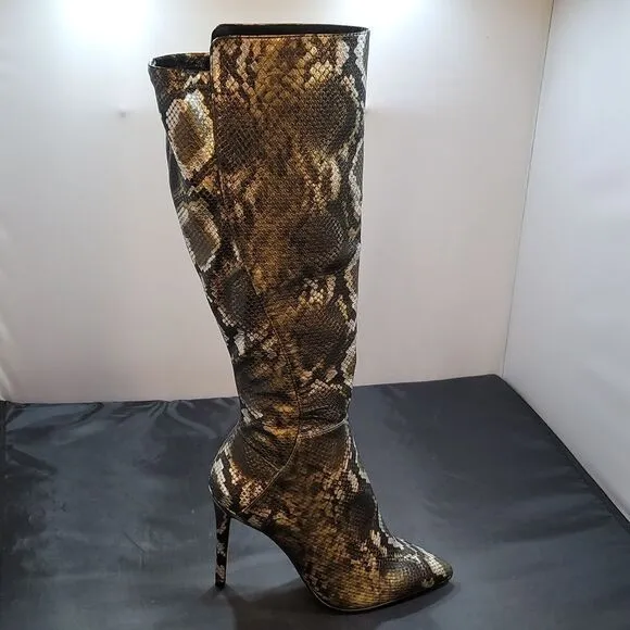 BRAND NEW ALDO SOPHIALAAN KNEE-HIGH STILETTO HEEL BOOT