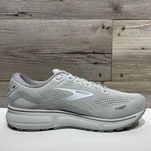 Brooks Ghost 15 Running Shoes Sneakers Women’s 9.5 D Wide Oyster Light Gray EUC
