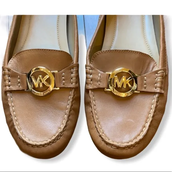 Brown Leather Michael by Michael Kors shoes