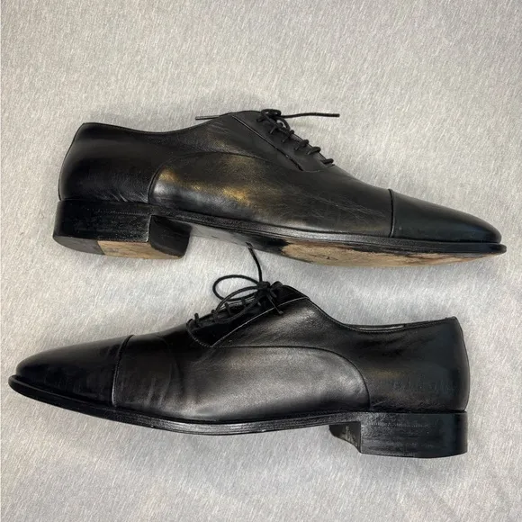 Bruno Magli Maioco Cap Toe Oxford Shoes Men’s 12 M Black
