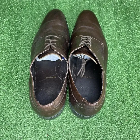 Bruno Magli Naitland Almond Toe Oxford Leather Dress Shoes Mens Size 10