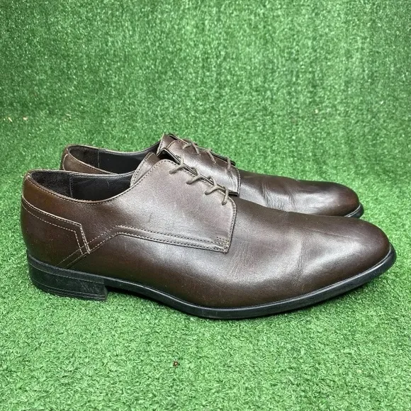Bruno Magli Naitland Almond Toe Oxford Leather Dress Shoes Mens Size 10
