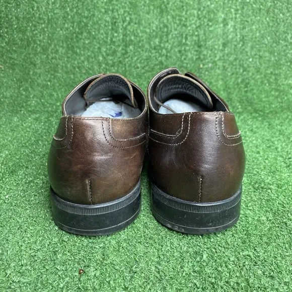 Bruno Magli Naitland Almond Toe Oxford Leather Dress Shoes Mens Size 10