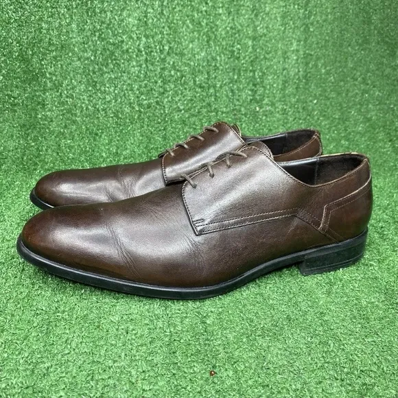 Bruno Magli Naitland Almond Toe Oxford Leather Dress Shoes Mens Size 10