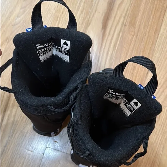 Burton Kids Black Snow Boots