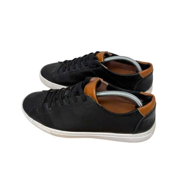 BYLT Everyday Shoes Black Leather Sneakers Office Travel Commuter Mens Size 10.5